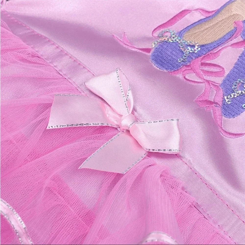 Cute Ballet Tutu Dress Dance Kits, Girls Personalized Waterproof Backpack Bag
